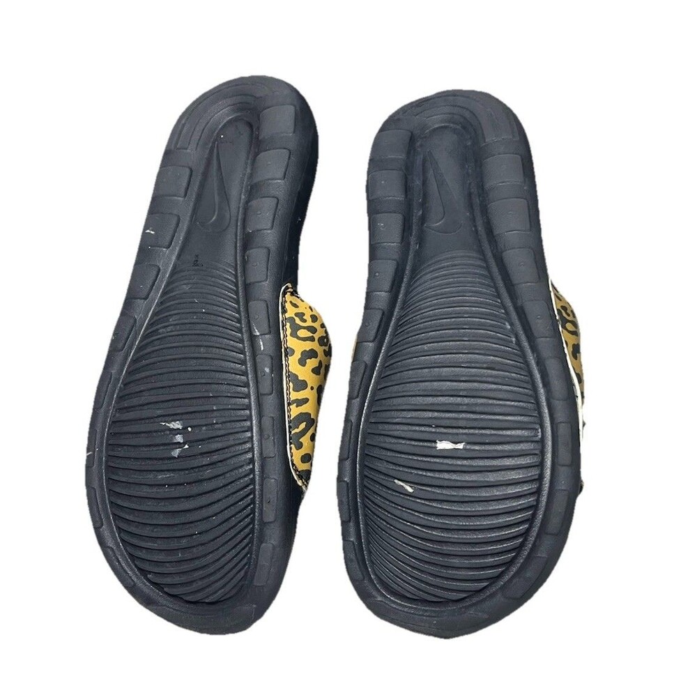 Nike Victori One Cheetah Print Slide Sandals CN9676-700 GUC Size 9 - Picture 2 of 3